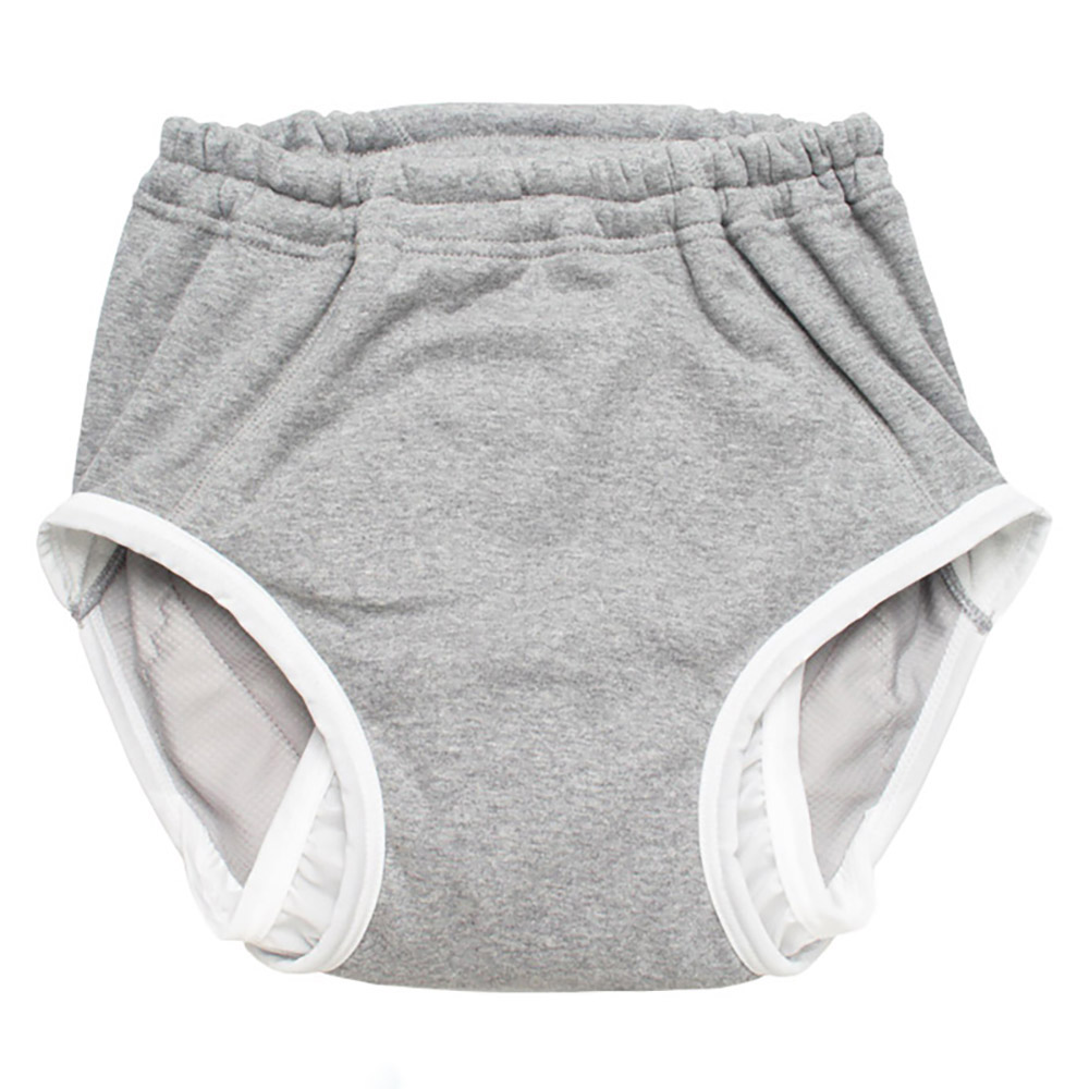 【33018】男性用尿漏れパンツ【前閉じ】【300cc】【S/M/L/LL/3L】グレーのみ/綿100%/日本製/失禁男性用