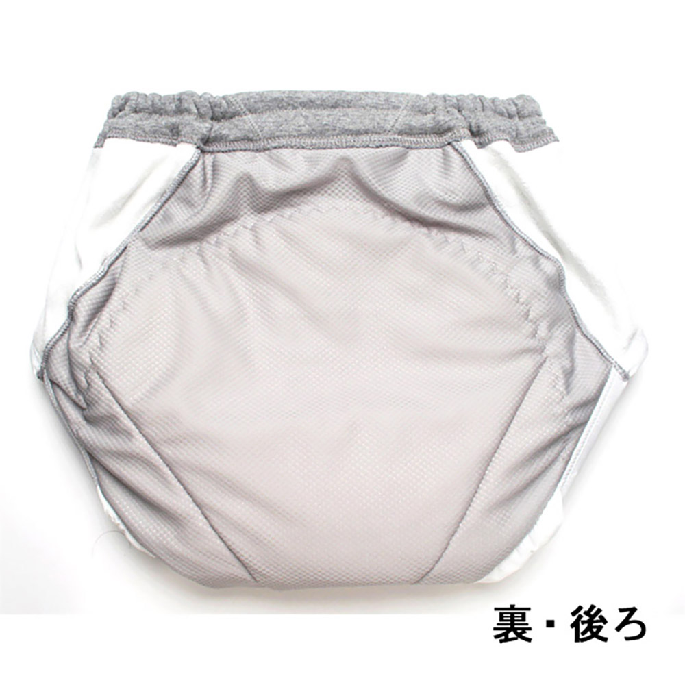 【33018】男性用尿漏れパンツ【前閉じ】【300cc】【S/M/L/LL/3L】グレーのみ/綿100%/日本製/失禁男性用