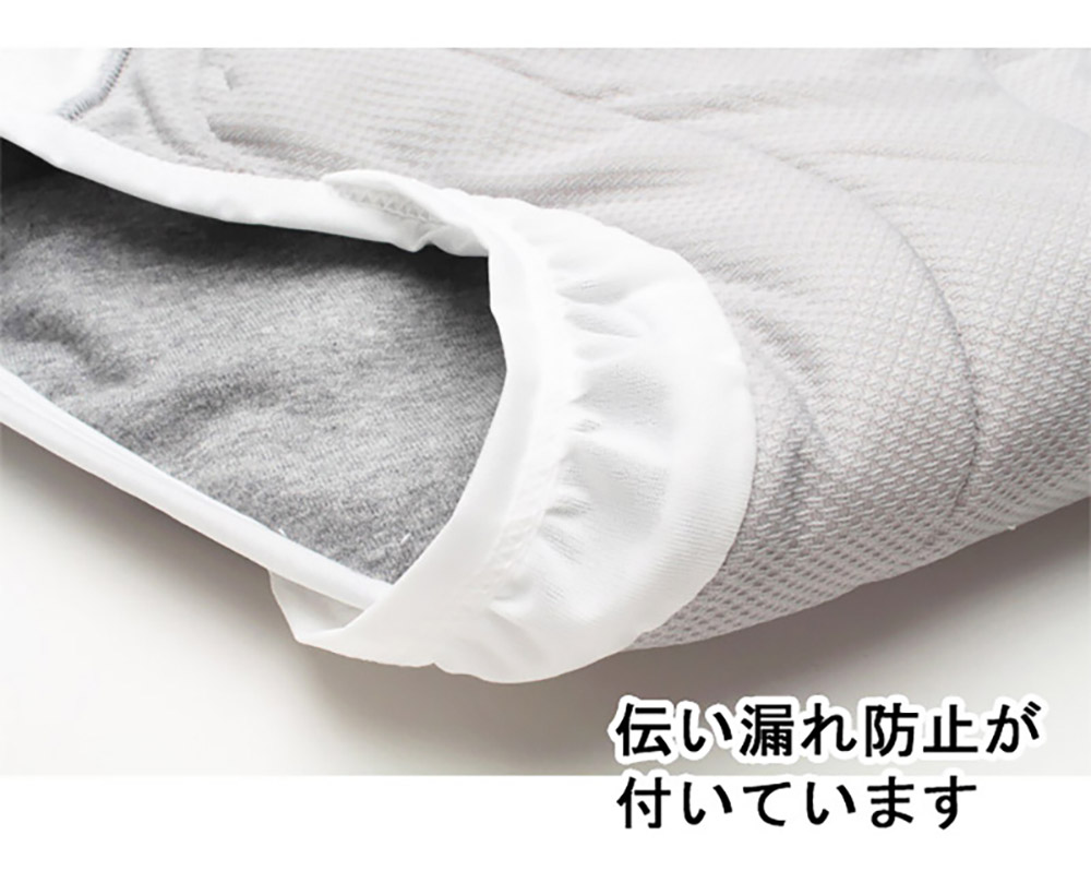 【33018】男性用尿漏れパンツ【前閉じ】【300cc】【S/M/L/LL/3L】グレーのみ/綿100%/日本製/失禁男性用