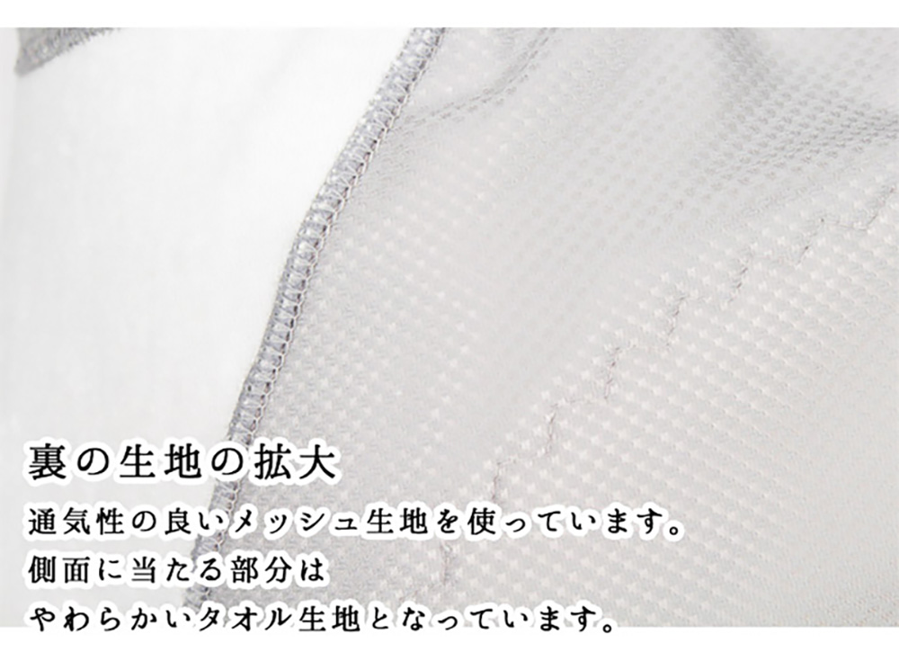【33018】男性用尿漏れパンツ【前閉じ】【300cc】【S/M/L/LL/3L】グレーのみ/綿100%/日本製/失禁男性用